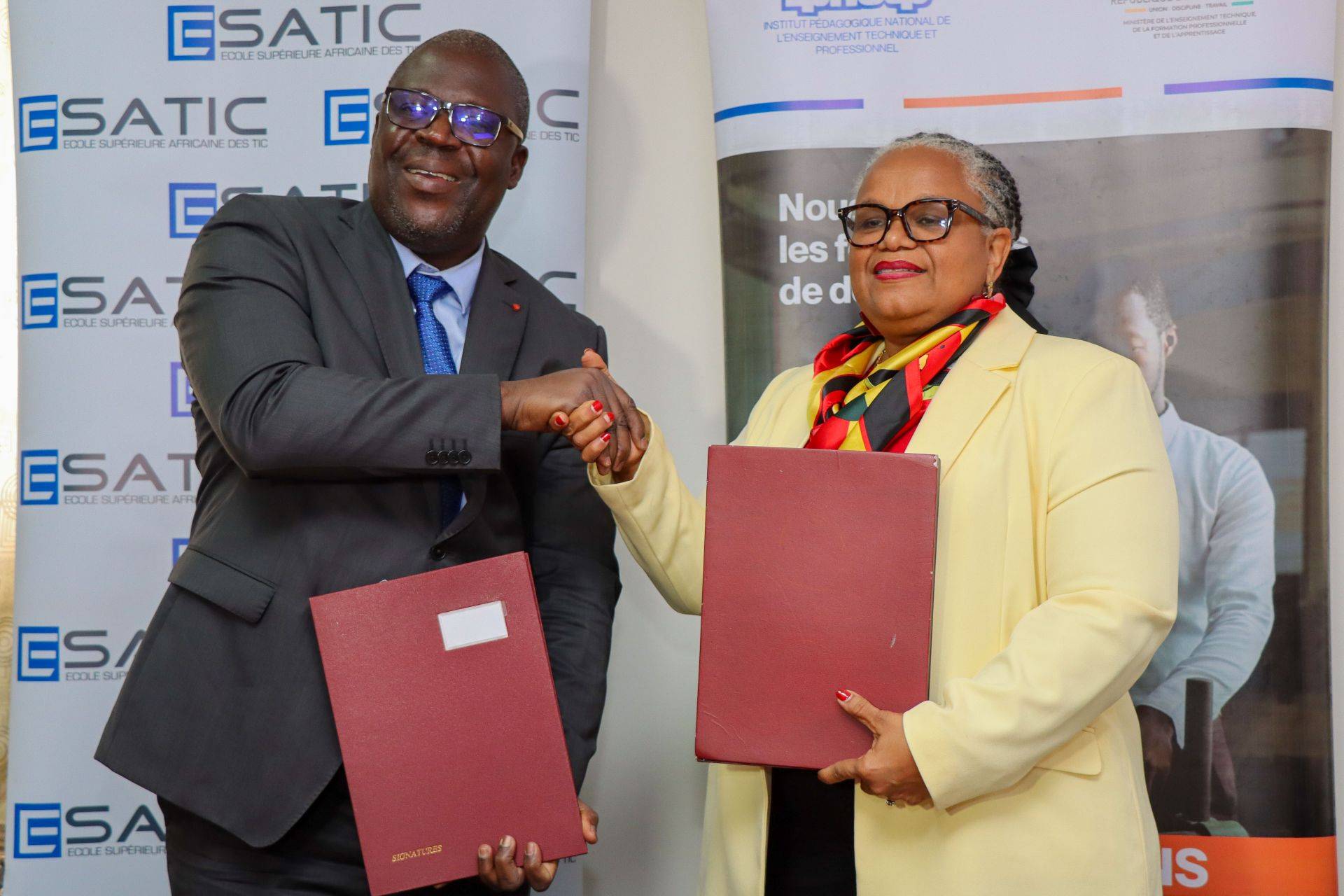 partenariat esatic ipnet École Supérieure Africaine des TIC