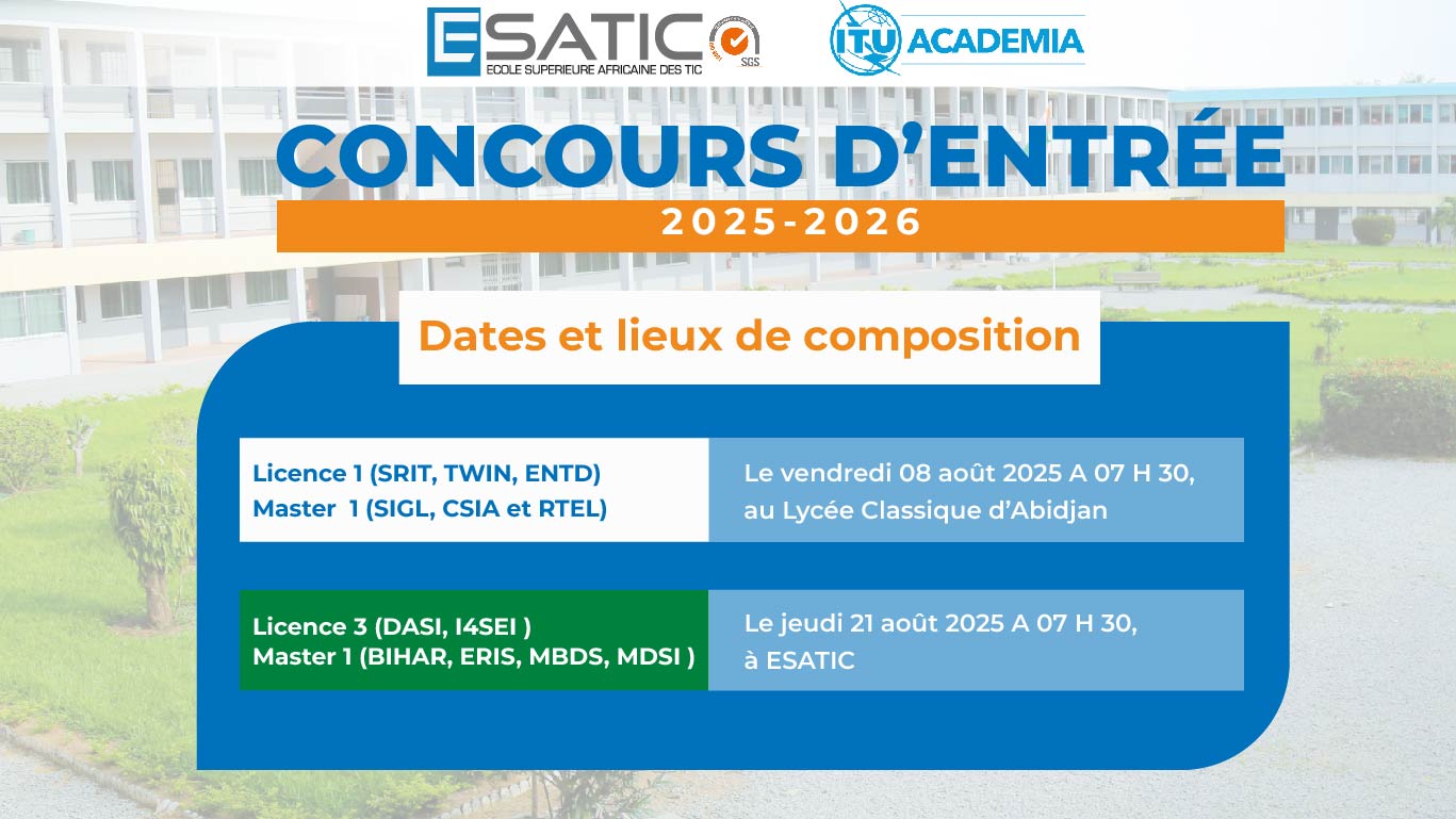 Lancement officiel des épreuves écrites du concours d'entrée 2025