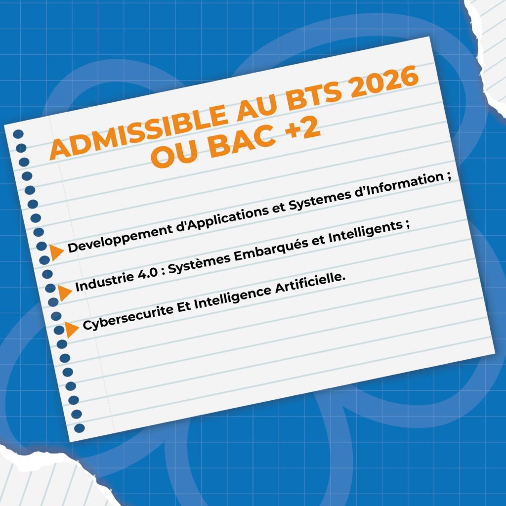 Concours payant L2 École Supérieure Africaine des TIC