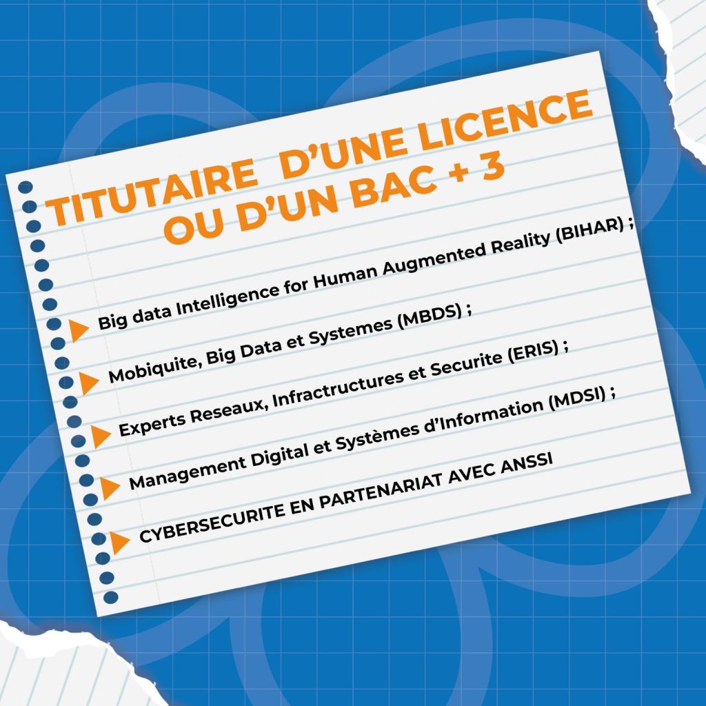 Concours payant M1 1 École Supérieure Africaine des TIC