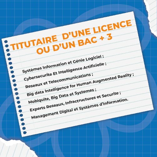 esatic Parcours m1 École Supérieure Africaine des TIC