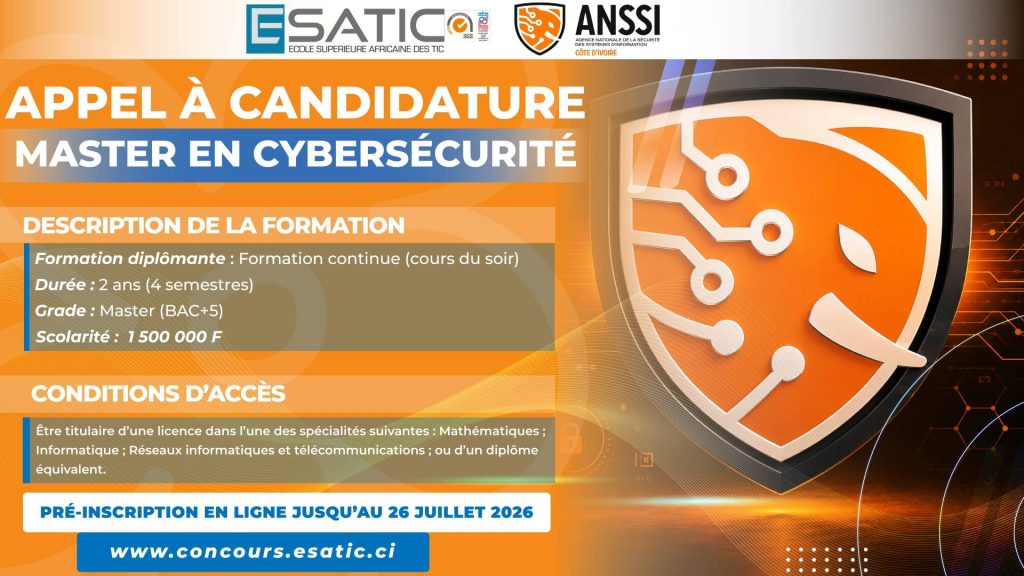 master cybersecurite esatic
