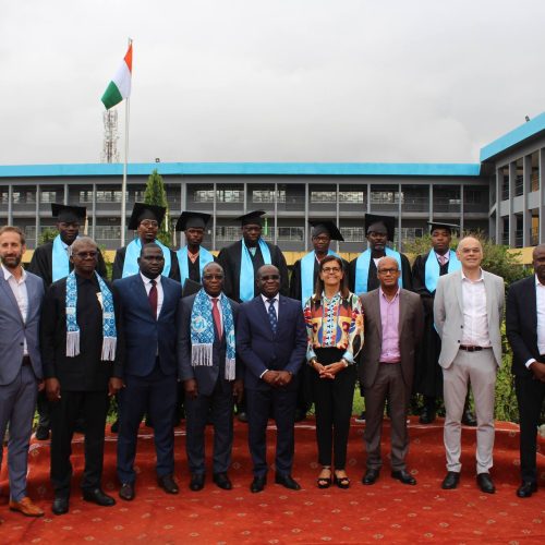 Cérémonie de remise de parchemins aux diplômés dans le cadre du Hub Franco-Ivoirien