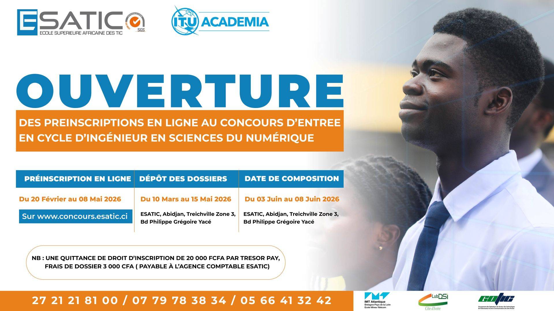Cycle Ingenieur ISN École Supérieure Africaine des TIC